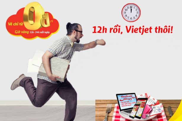 chia sẻ kinh nghiệm săn vé 0 đồng vietjet