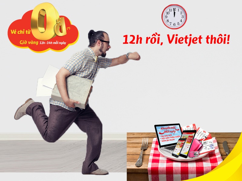 chia sẻ kinh nghiệm săn vé 0 đồng vietjet