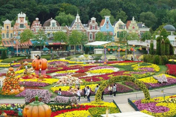 thiên đường vui chơi giải trí tại công viên Everland Hàn Quốc