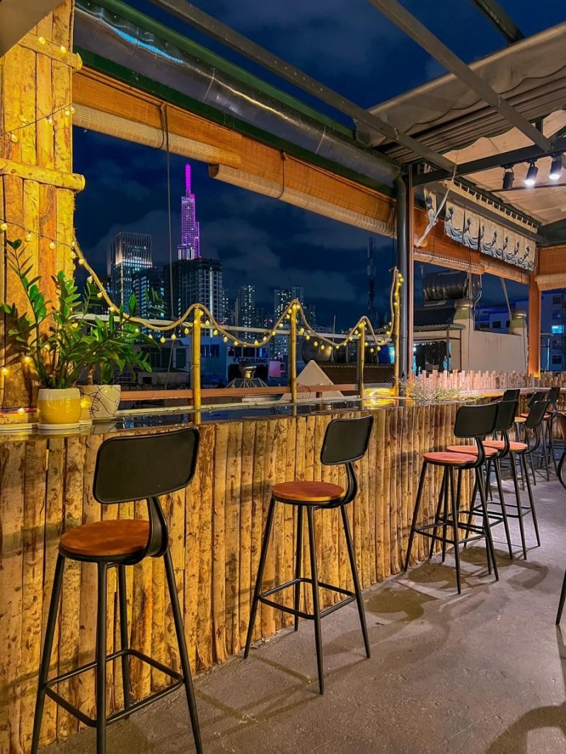 Chuông Gió - quán cafe view đẹp Bình Thạnh không nên bỏ lỡ.