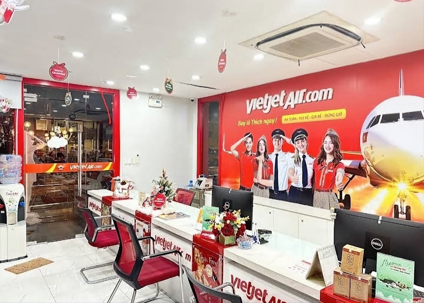 Phòng vé Vietjet TPHCM, địa chỉ phòng vé máy bay Vietjet