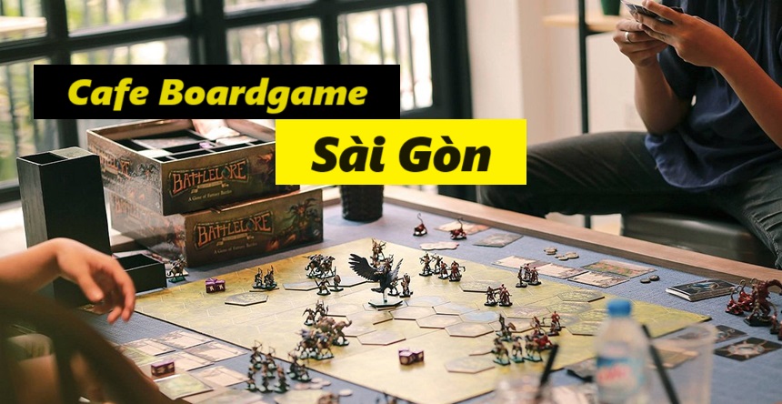 Quán cafe boardgame Sài Gòn thu hút nhiều bạn trẻ.