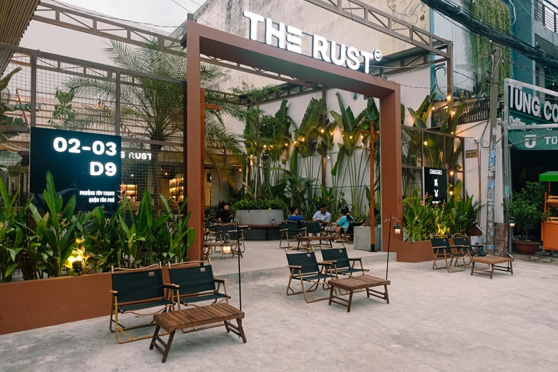 The Rust Coffee - Cà phê đẹp quận Tân Phú.